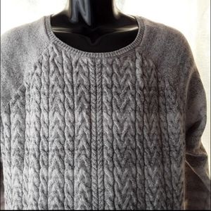 Sonoma two tone Cable Knit  Sweater.